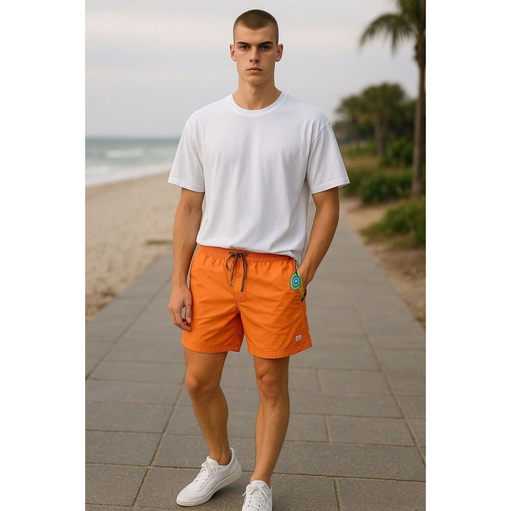 OTB One Tough Brand Swim Trunks Board Shorts Mens Orange Sz 2XL